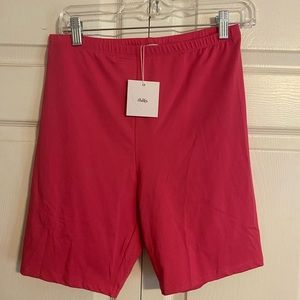 Adika hot pink biker shorts